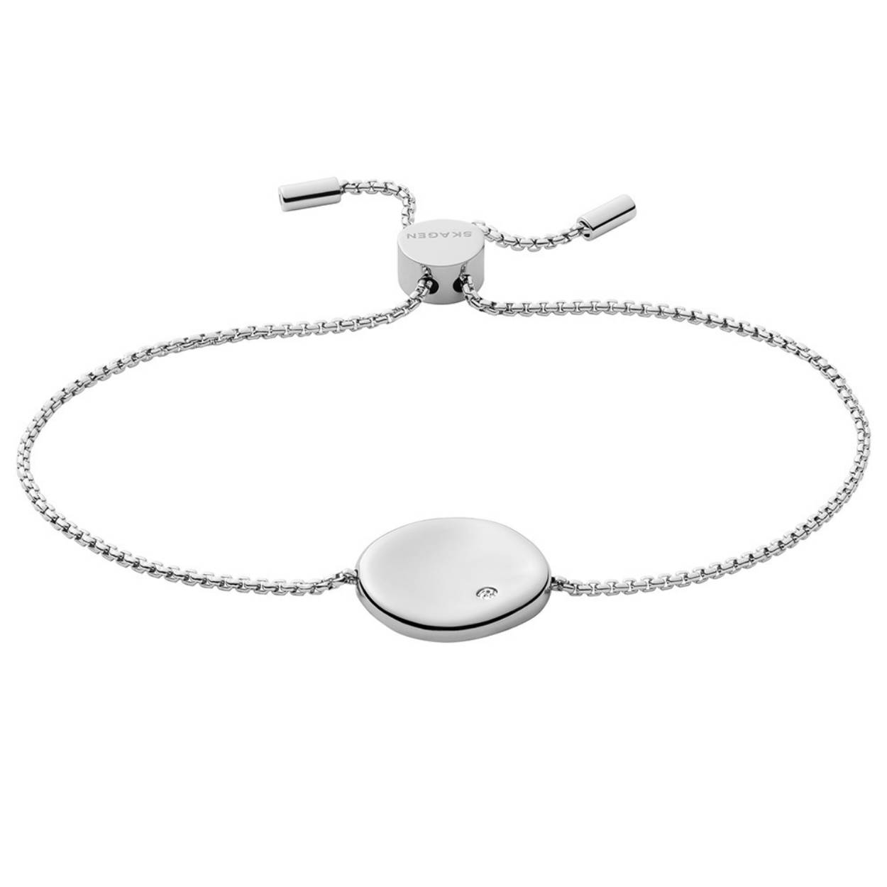 Skagen Armband met een hanger en steen
