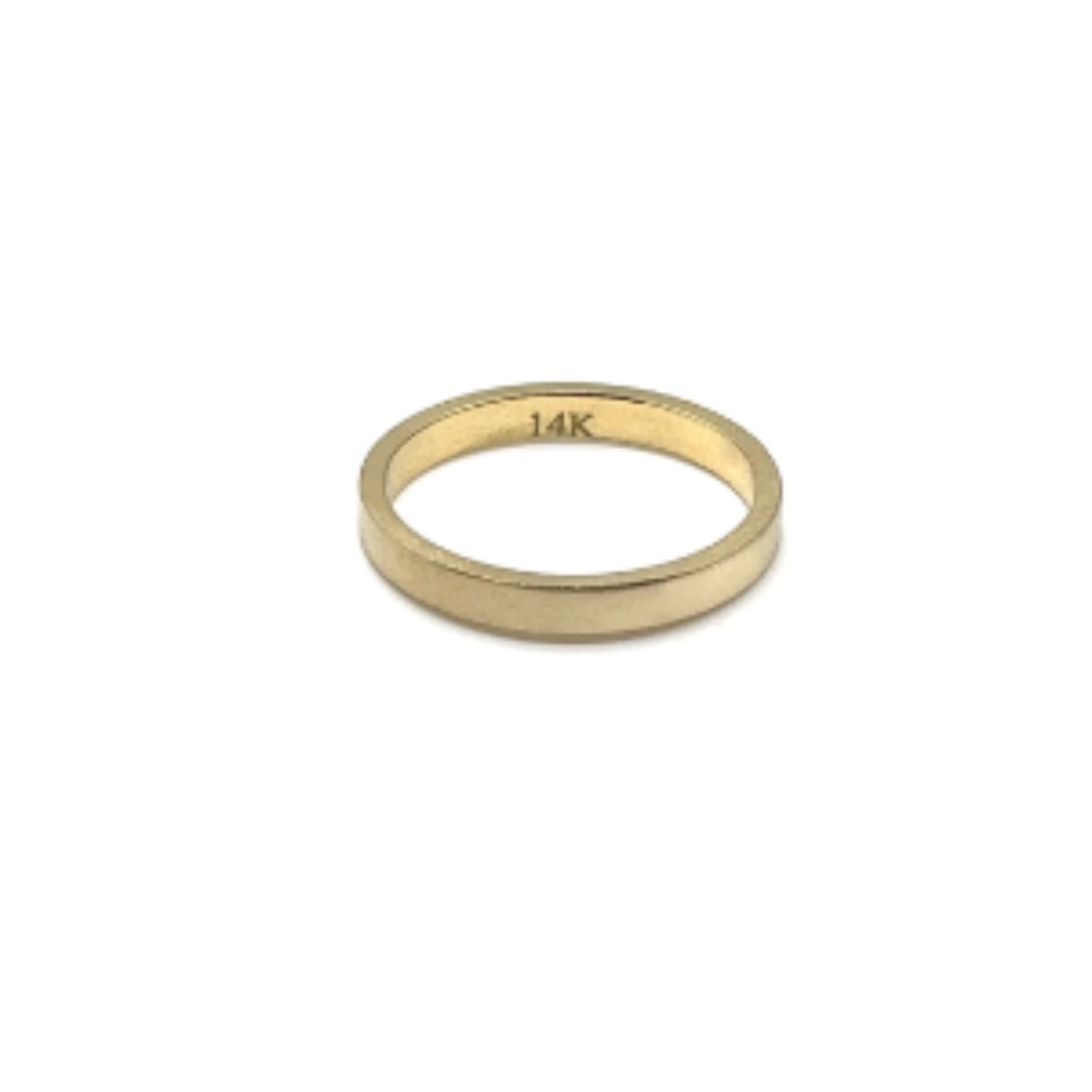 14k geelgouden mat ring, handgemaakt Rijk collectie. ca 4 gram/ 3mm breed. in verschillende maten beschikbaar 