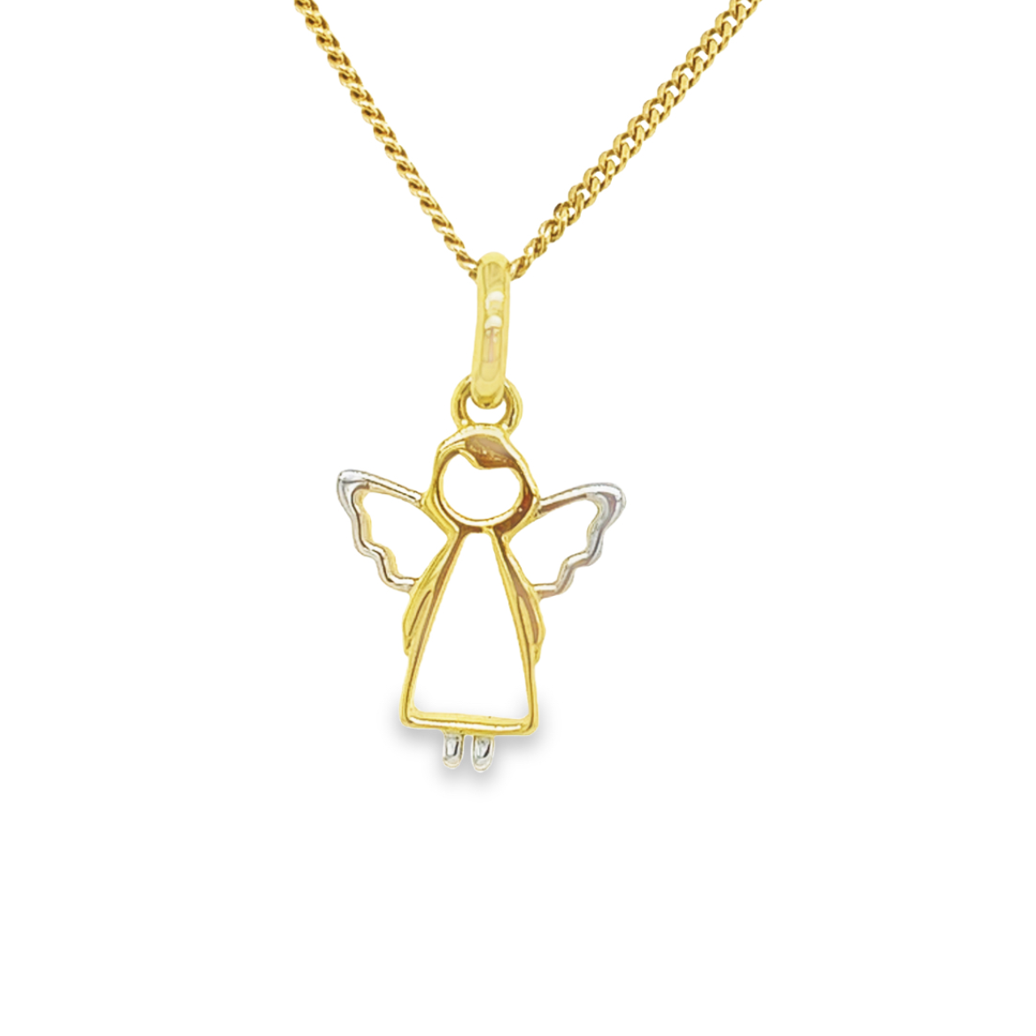 14k gouden hanger in vorm van een engel

*hanger wordt exclusief collier geleverd