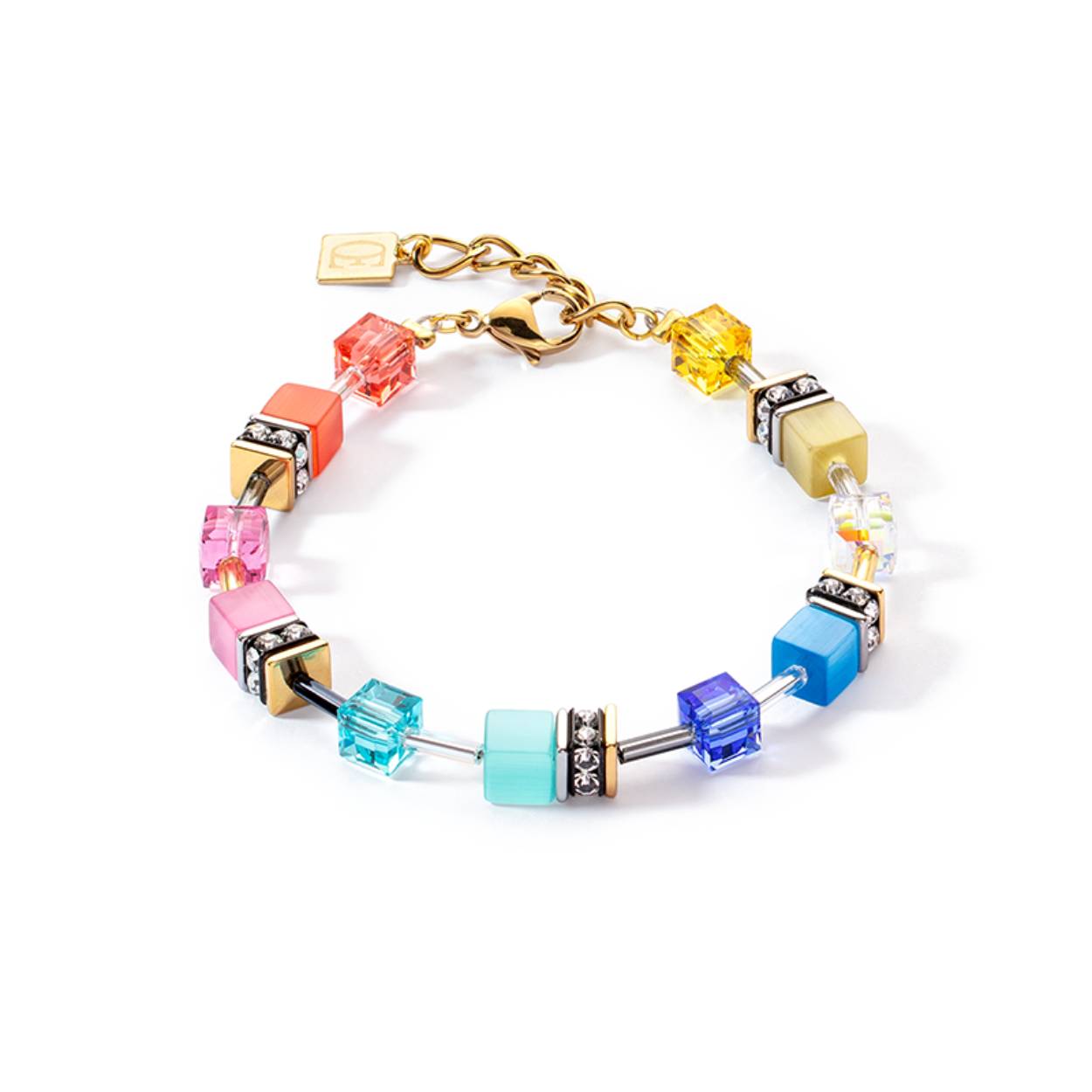 Coeur de Lion armband. Door het verlengkettingtje is het op verschillende lengtes te dragen. 