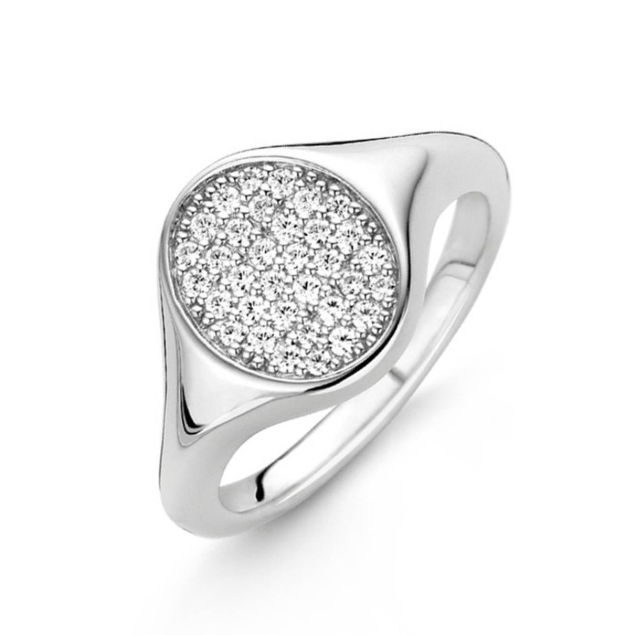 Ti sento zilveren Ti Sento Ring 12115ZI/54