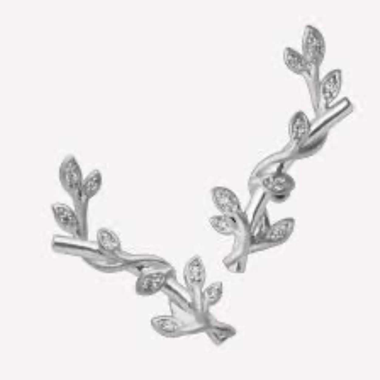 zilveren oorschuif Ivy Sparkle
