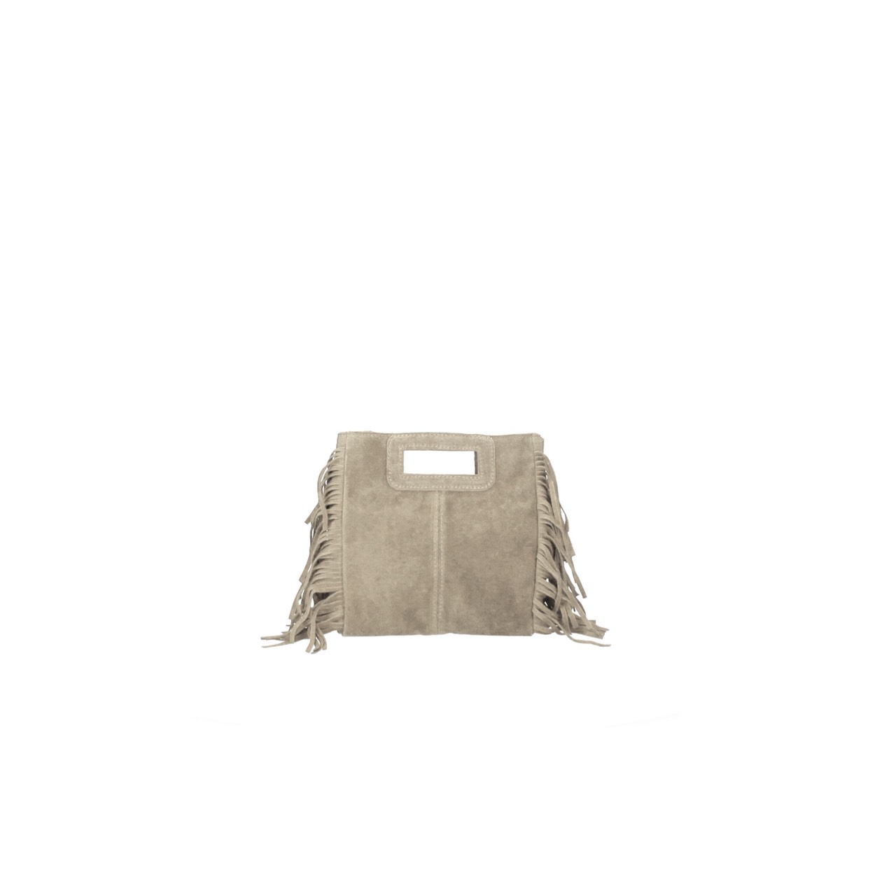 leuke modische dames tas gemaakt van een mooie suède. Afsluitbaar met rits maar ook voorzien van een lange afneembare schouderriem.

Afmetingen:
hoogte 21cm x breed 20cm x diep 5cm