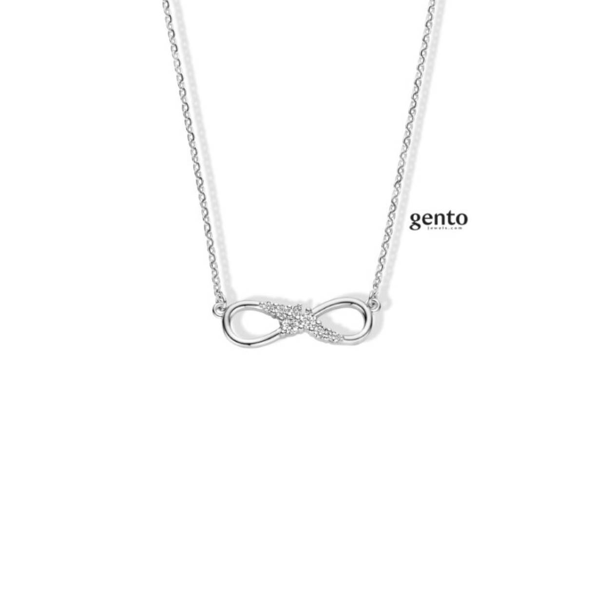 Ketting infinity zilver gento jewels