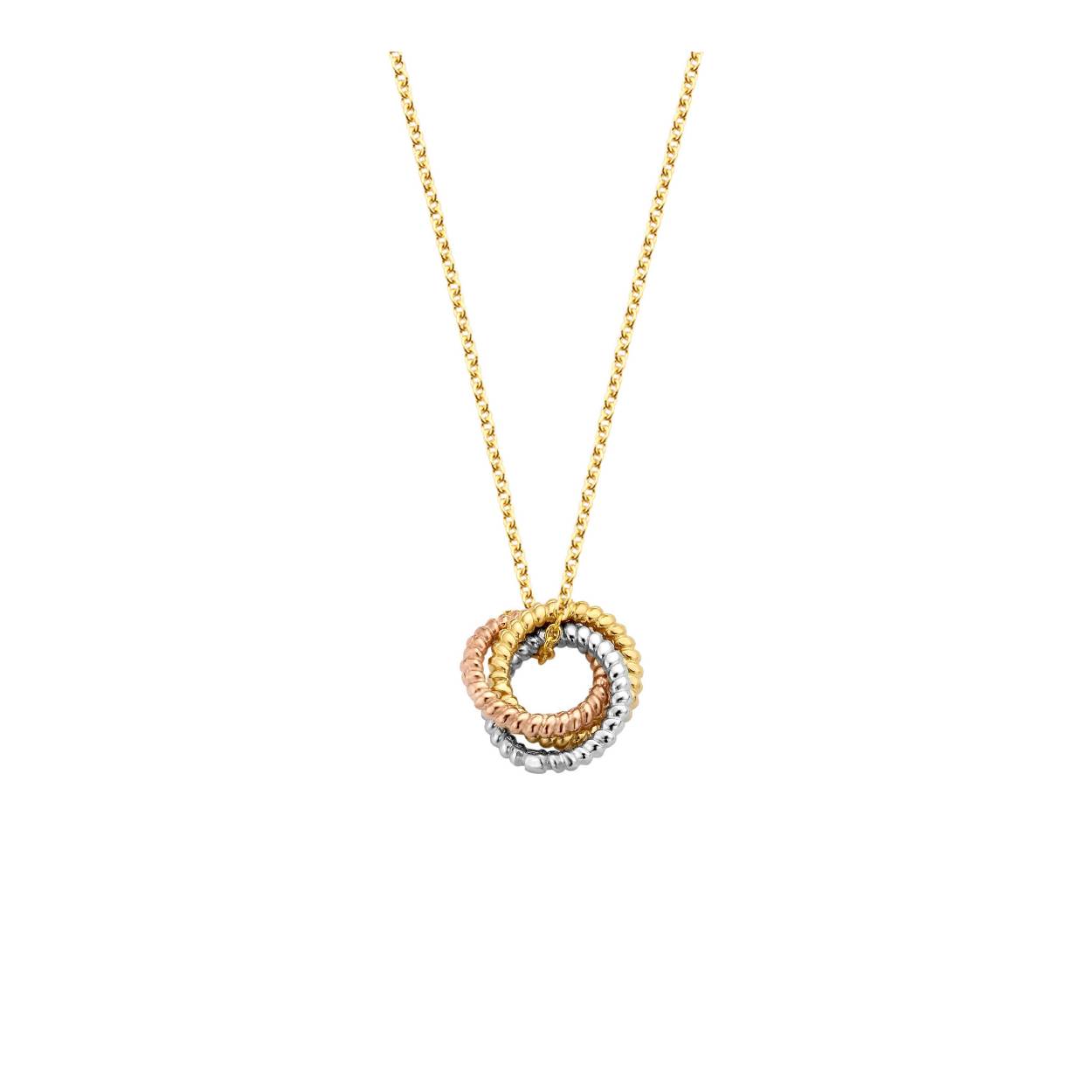Just Franky - Vintage necklace triple love Tricolor