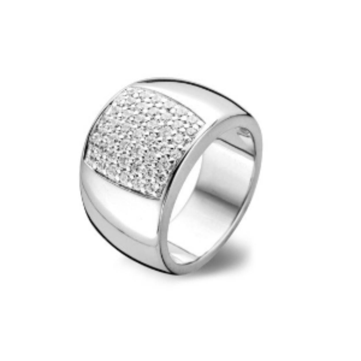 TI SENTO RING ZILVER ZIRKONIA 1752ZI/56