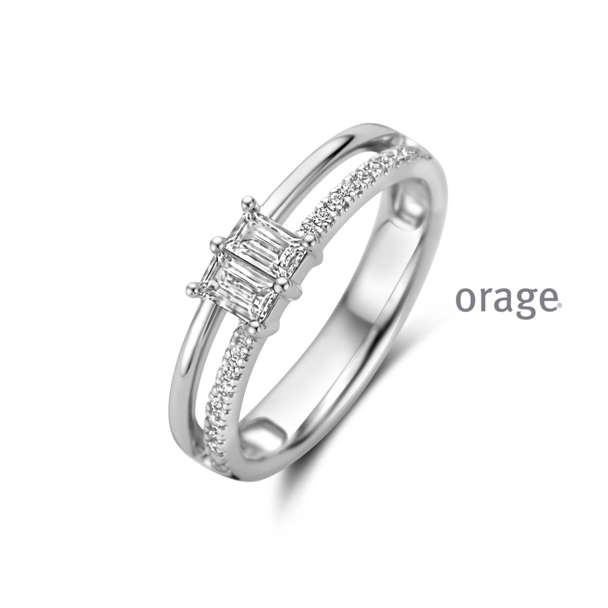 Orage ring zilver