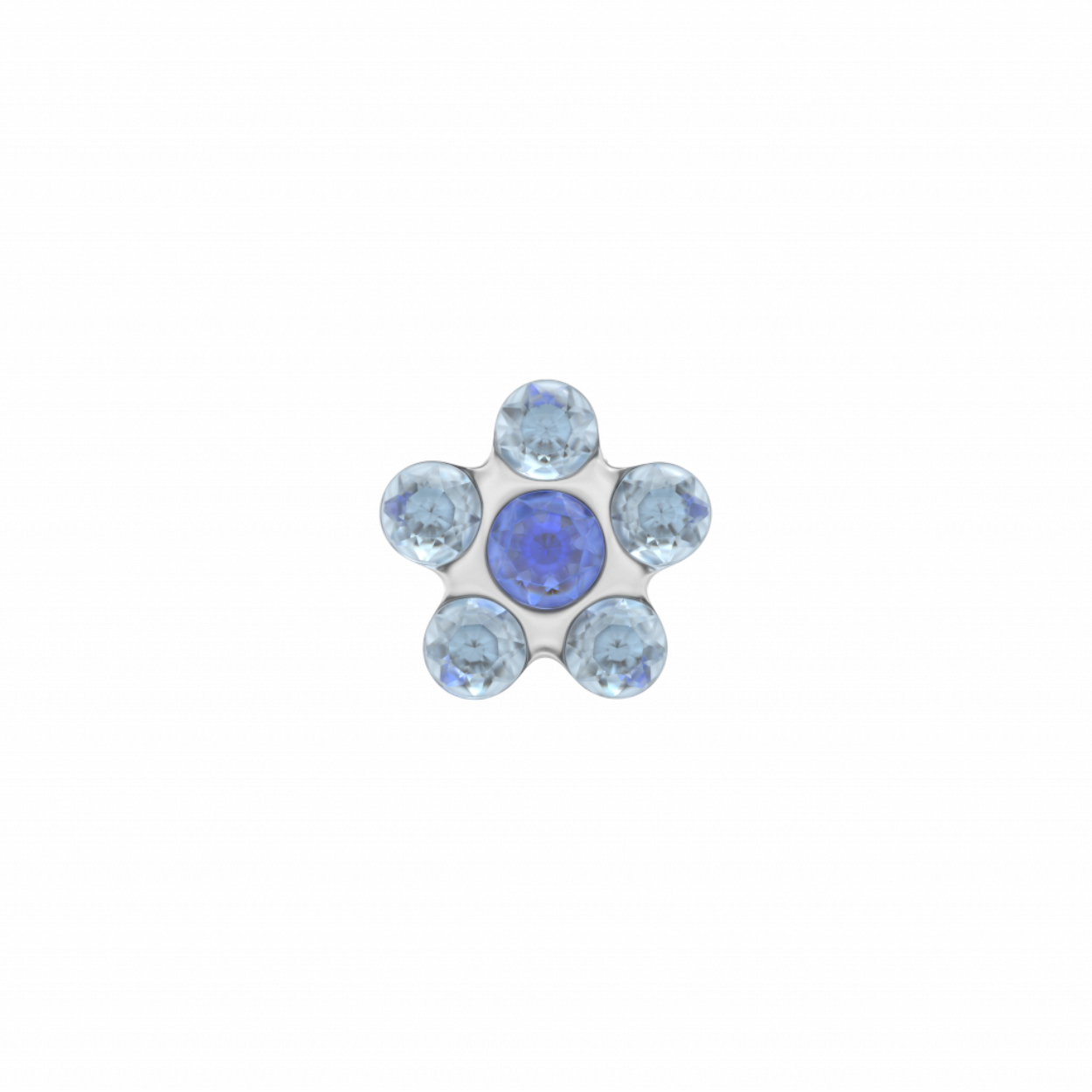 Daisy met saphire midd en aquam. rondom Chir.Staal

Model: 7512-6399