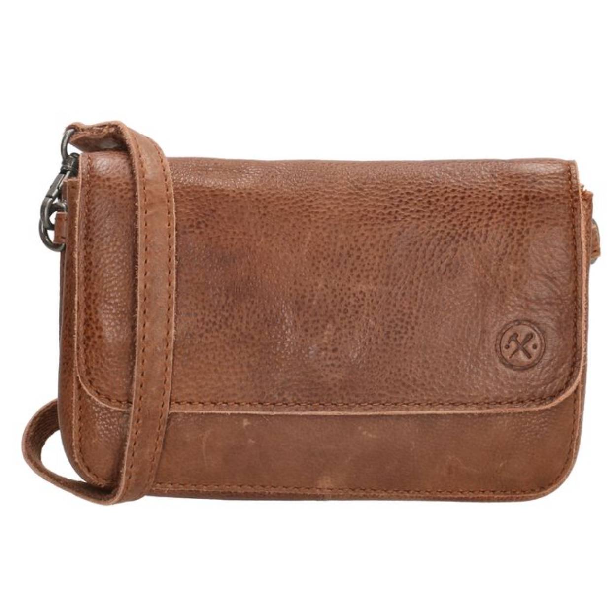 Ideale cross body om de noodzakelijke artikelen in op te bergen.

Afmetingen:
Hoogte 11cm x breed 18cmx diep 5 cm