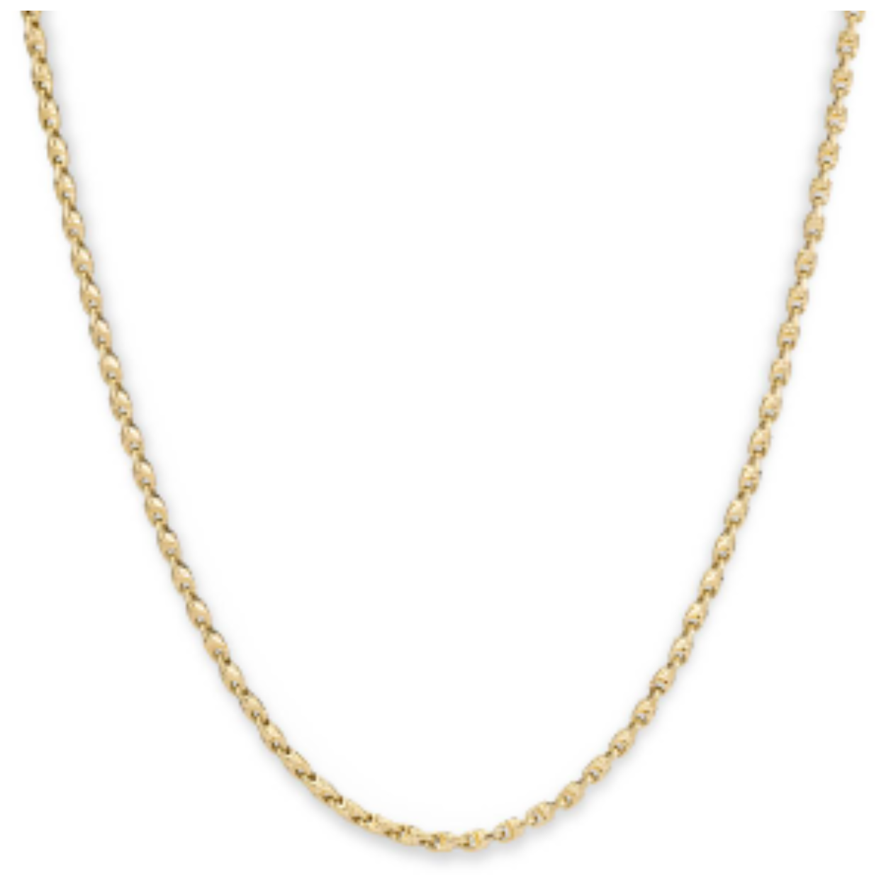 14 krt gouden collier 45 cm schakel