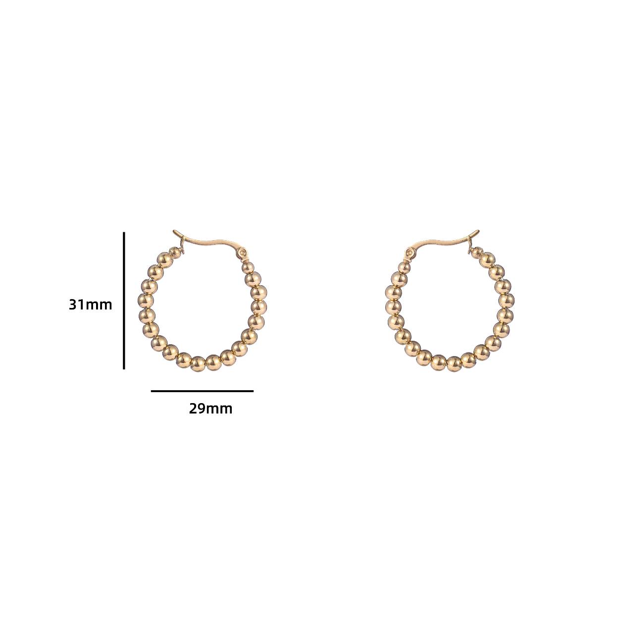 Balsy Hoop - 14K - 30mm
E4291-30-2