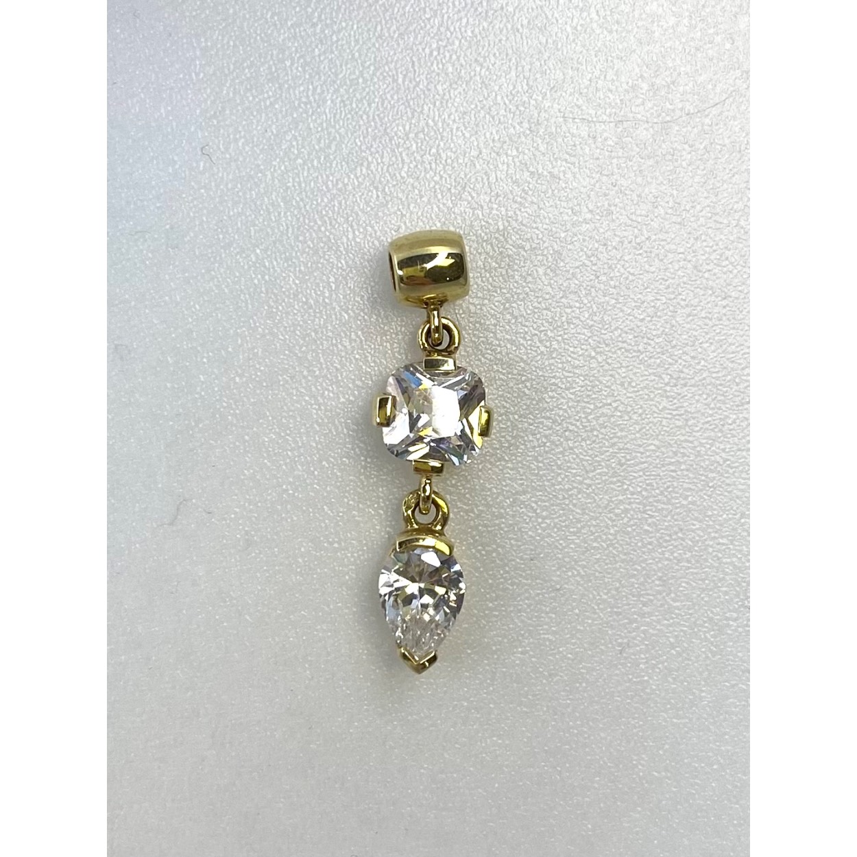 Gouden hanger zirkonia