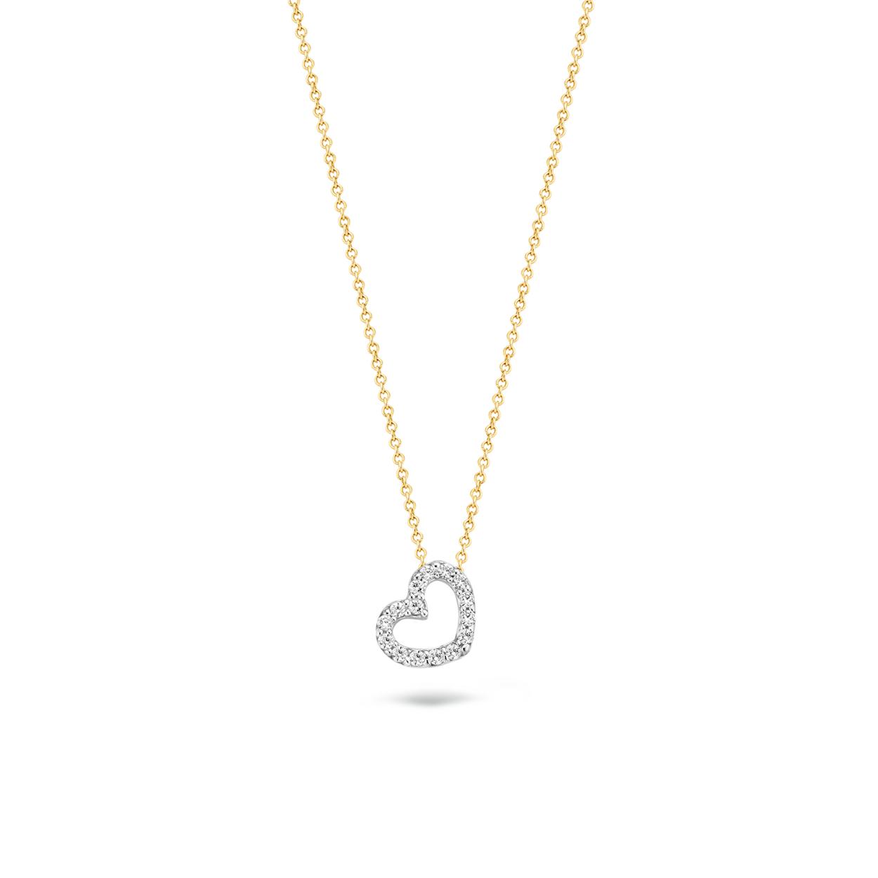 Blush collier bicolour