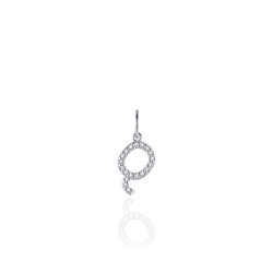Letter Q zilver