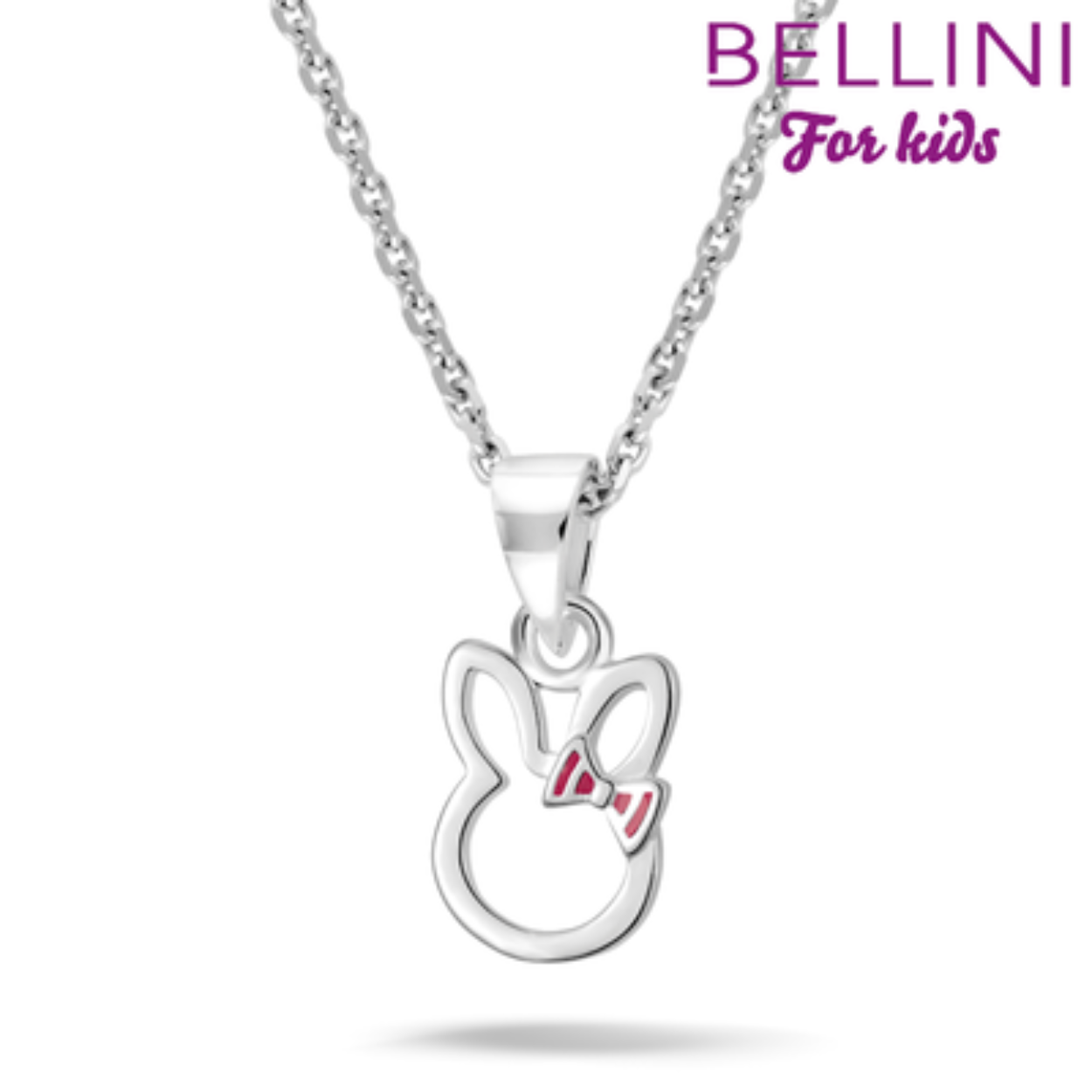 collier hanger konijn met strikje
