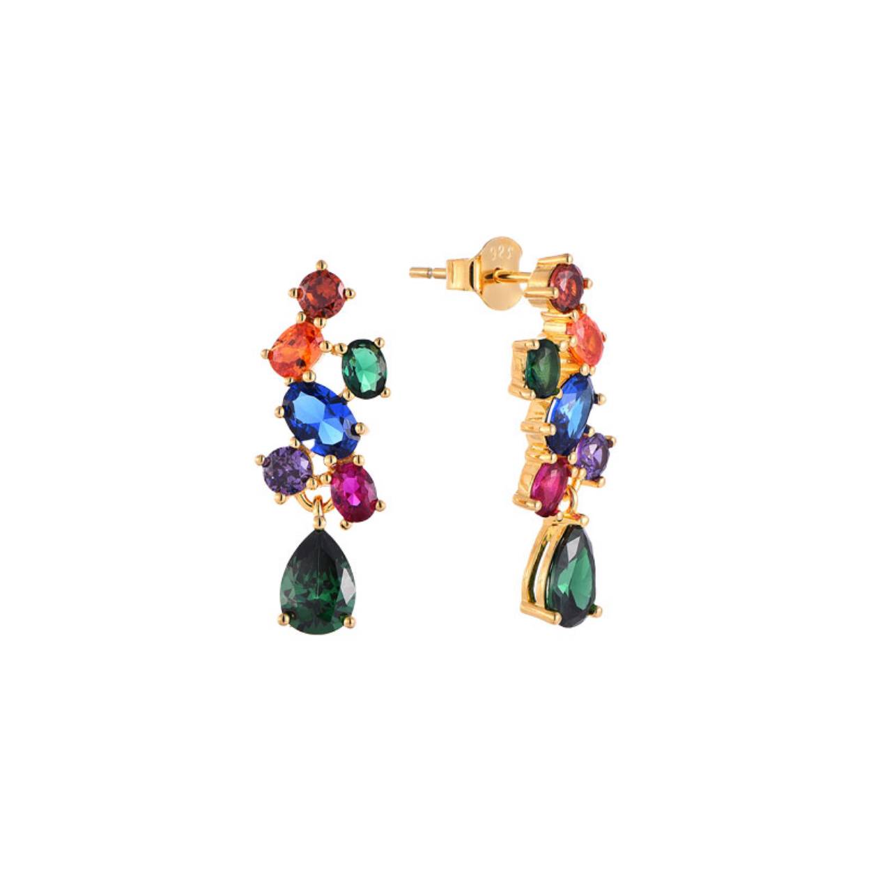 MY iMenso ODM "Tutti Frutti" earrings (925/0,5Mgold-plated)