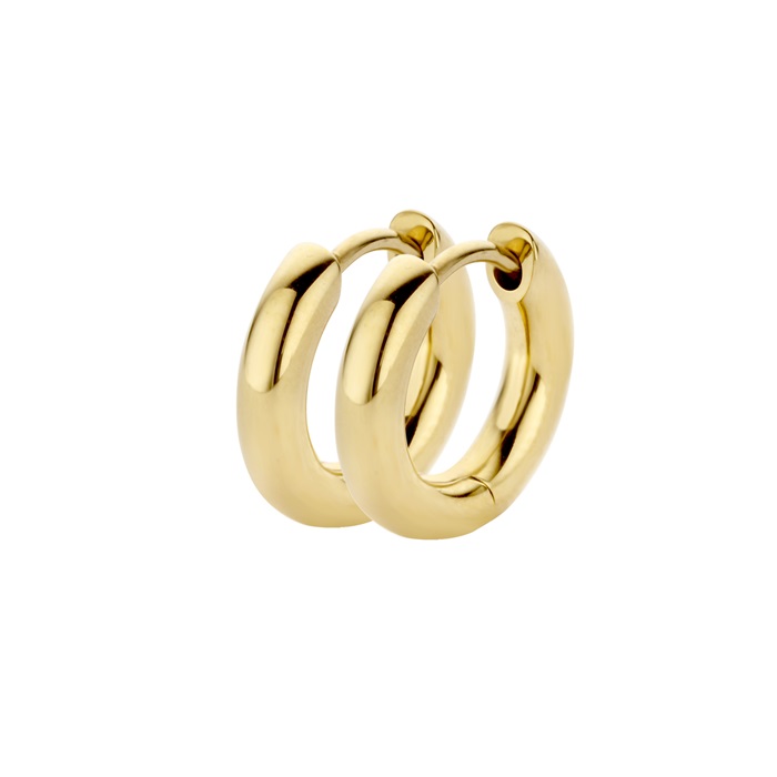 Melano friends annabelle oorbellen - goudkleurig - dames - 8mm