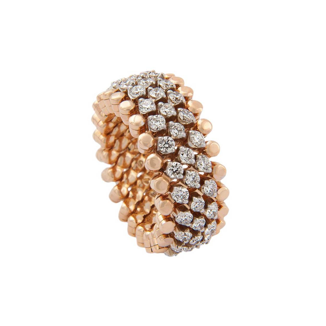Serafino Consoli ring 11.32 gr, rosé goud