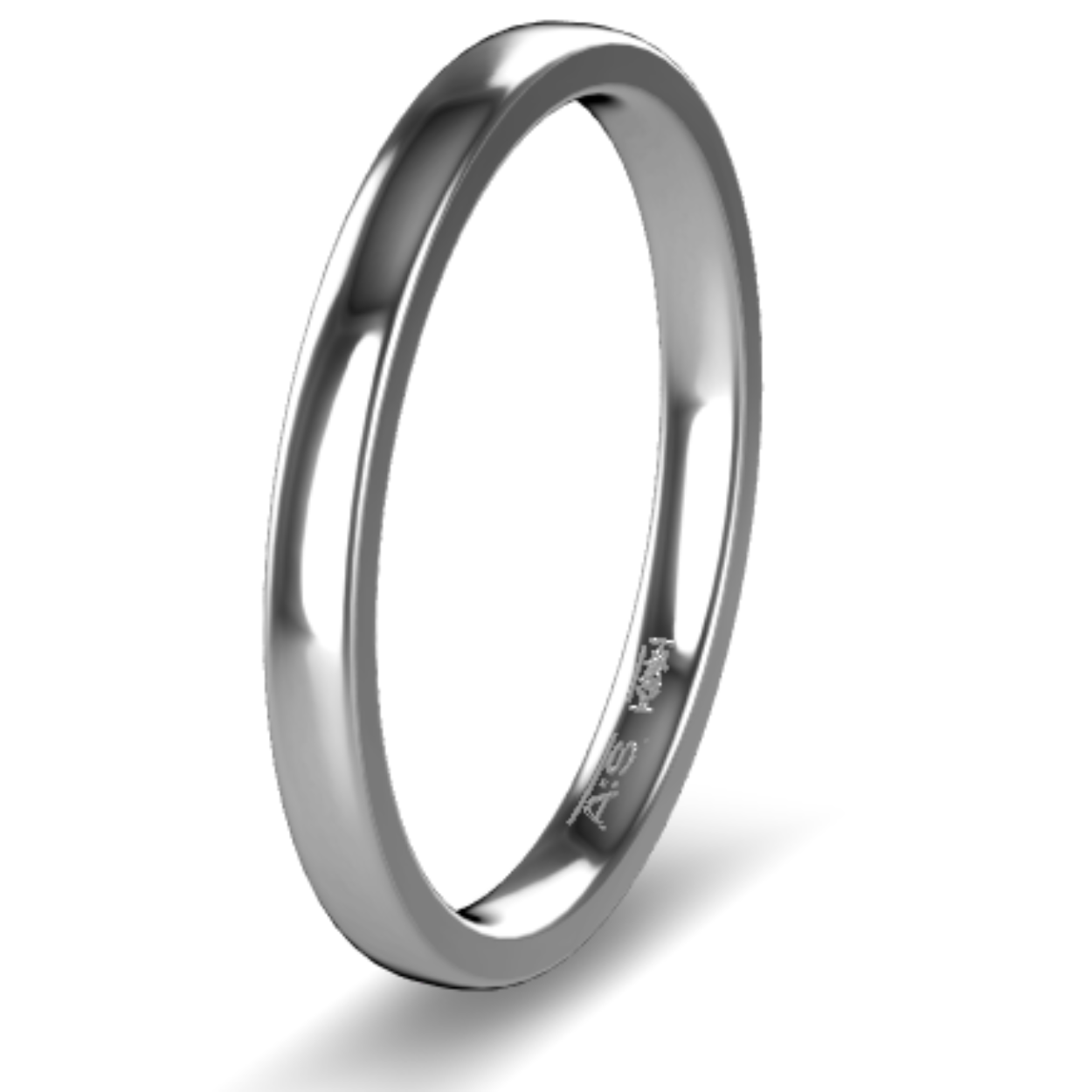 14krt Witgouden Aller Spanninga Ring Model 11164W-54