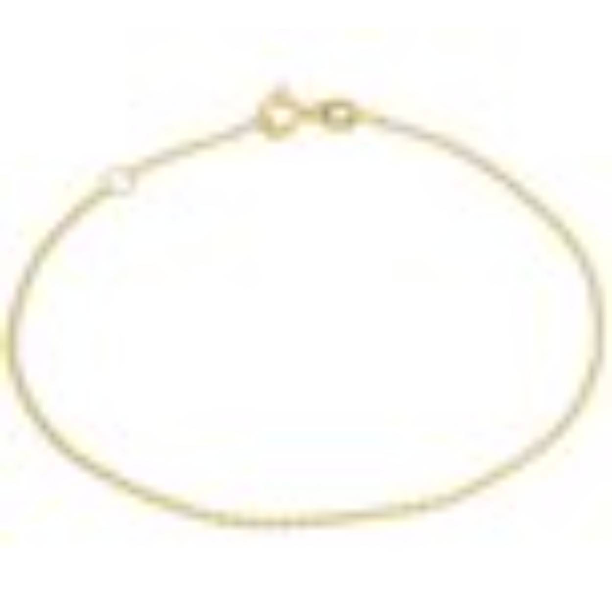 14k geelgouden bolletjescollier op 50 cm lengte