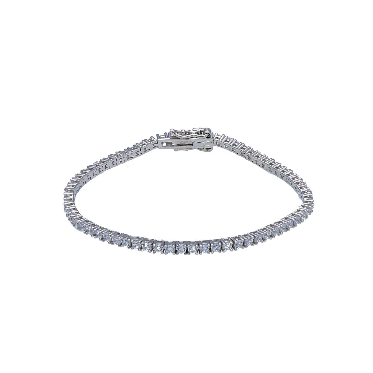 zilveren armband zirconium