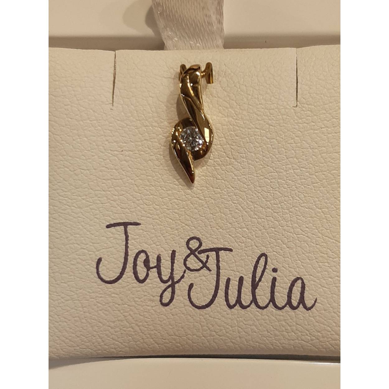 goud hanger 14k met stenen