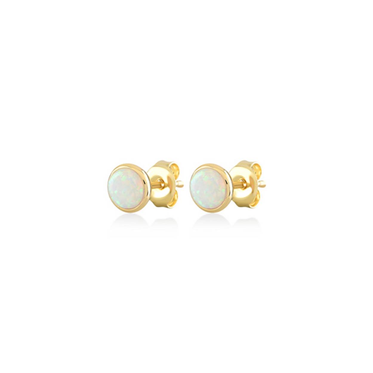 Oorstekers Goud Swing Jewels Zirkonia Opaalkleurig