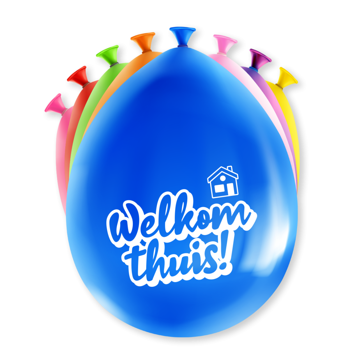 Is er iemand lang van huis weggeweest? Dan is een welkom thuis feestje wel op zijn plaats! Het feestje wordt een stuk leuker met de ballonnen van Paper Dreams. Deze ballonnen met Welkom thuis zijn gemaakt van latex.