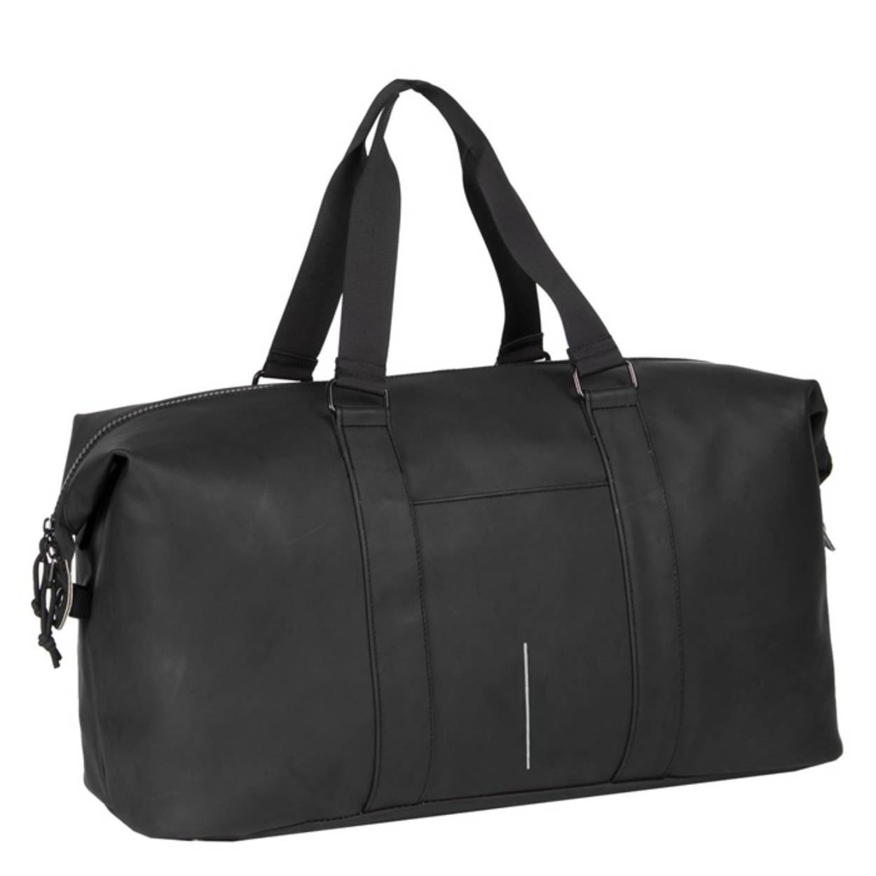 "Mart" black weekender 

Afmetingen:
Breed 54x diep 20cm x hoog 36cm