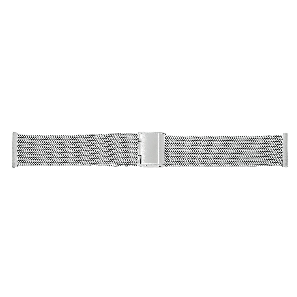 Horlogeband edelstaal Milanees 18mm