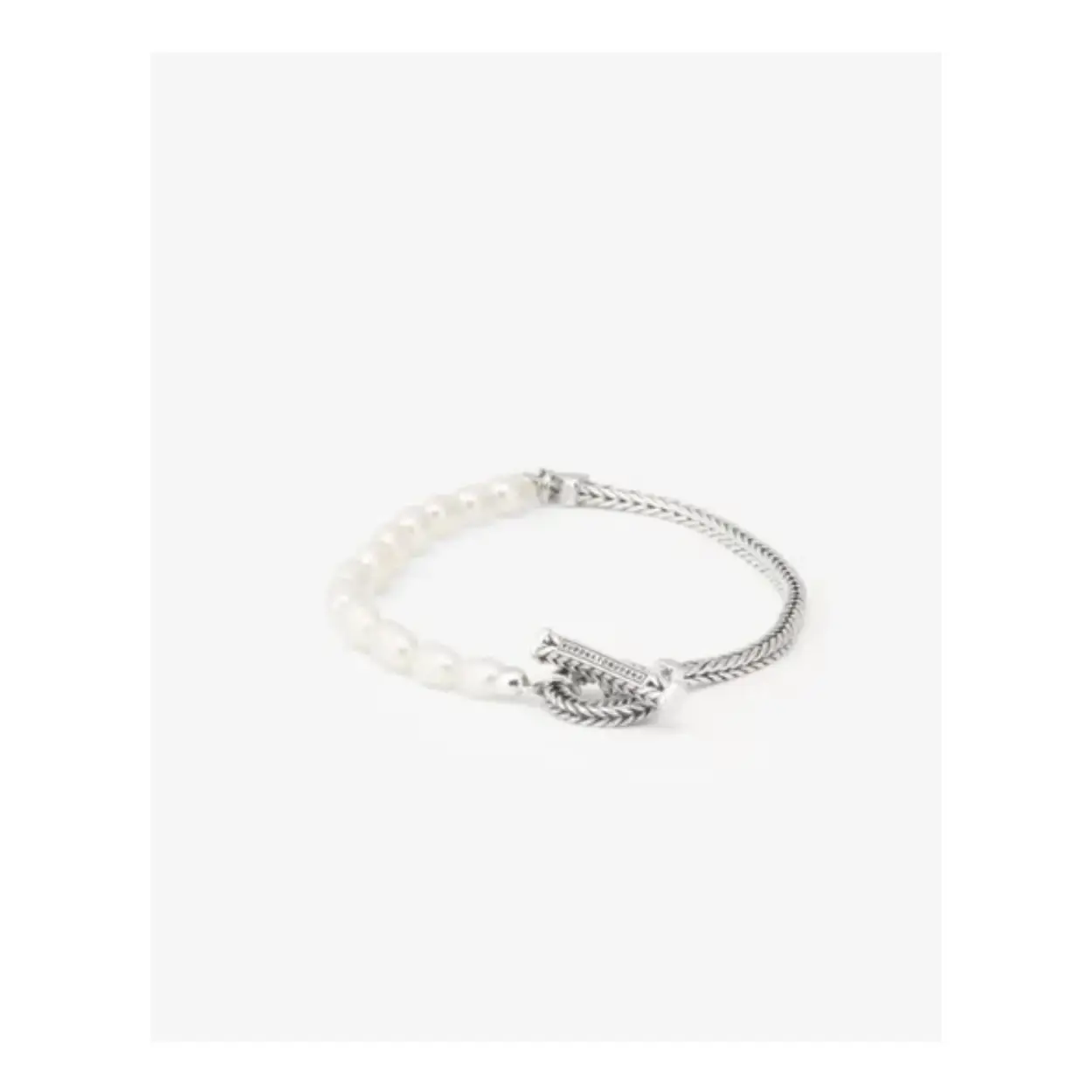 139 E - Barbara Pearl Armband Zilver
