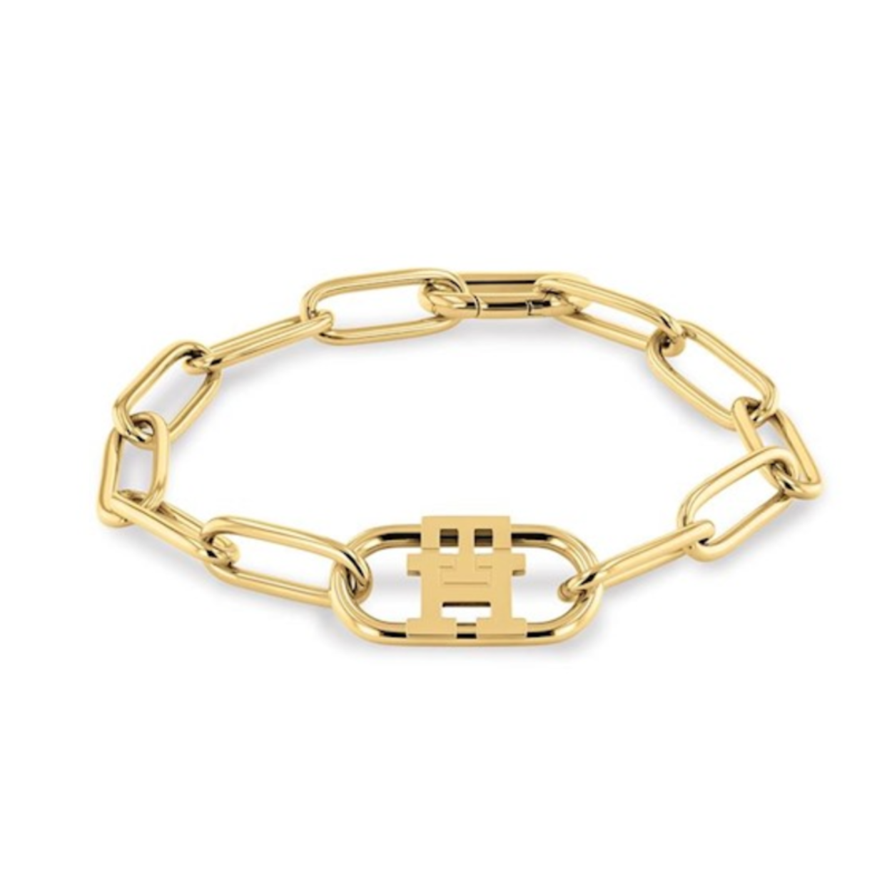 Monogram armband van Tommy Hilfiger.