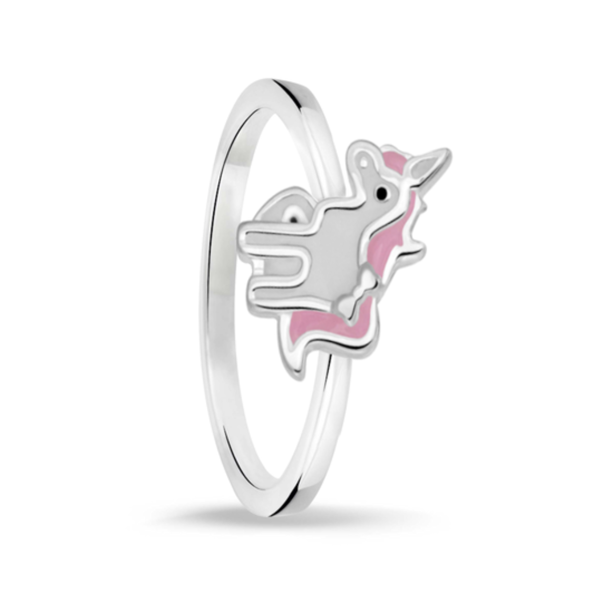 Bellini zilveren kinder ring eenhoorn mt46 579.040
