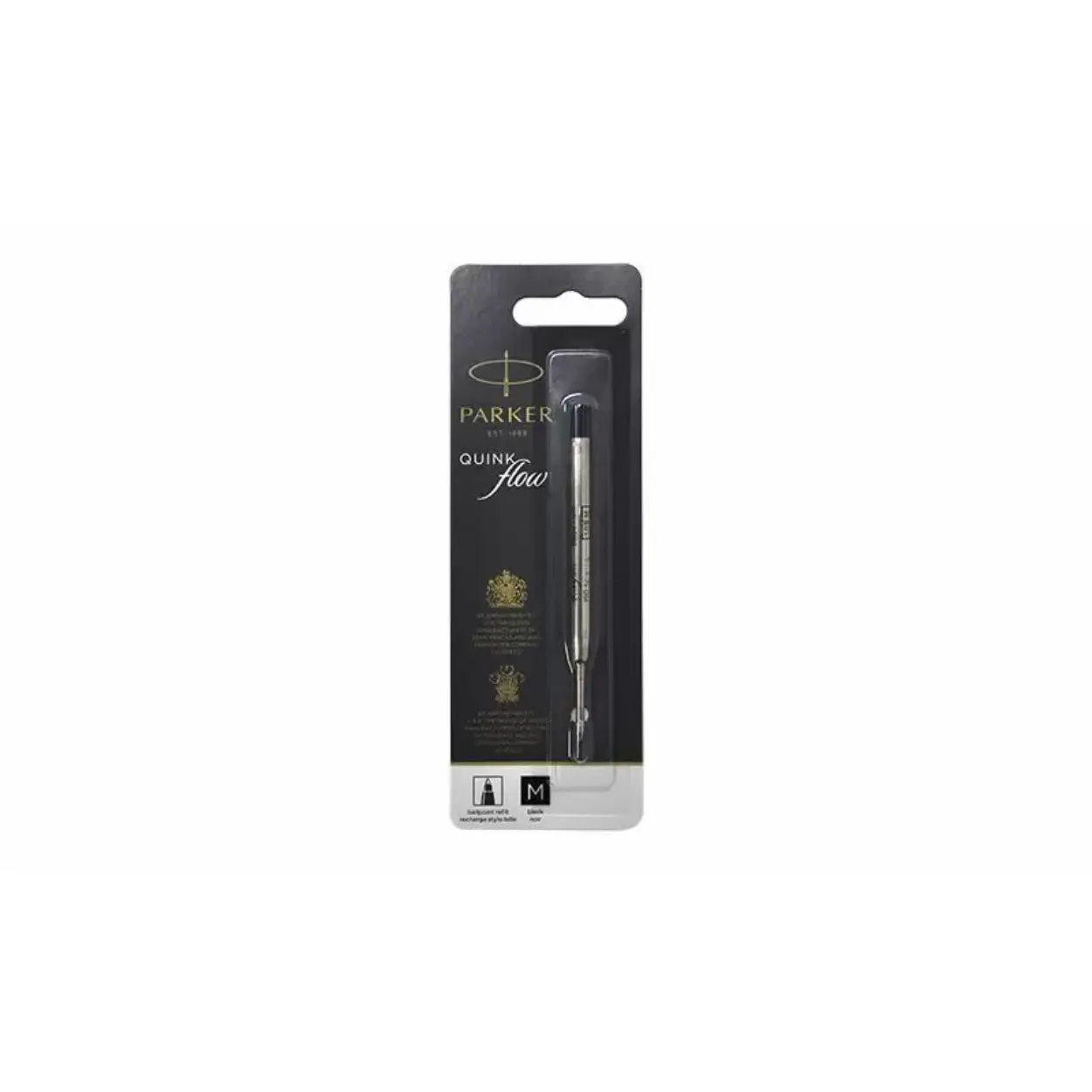 Parker balpenvulling zwart medium punt