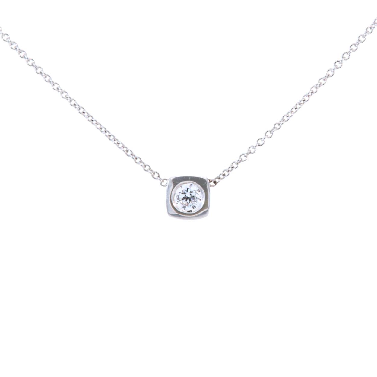 Ketting in witgoud 2,1gr 0,23ct