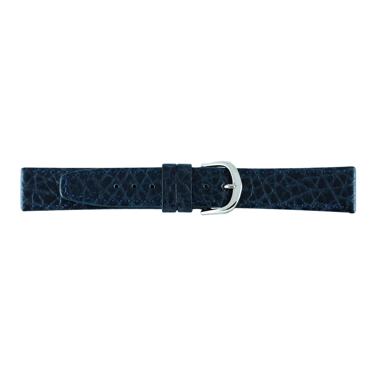 Horlogeband leer 18 mm