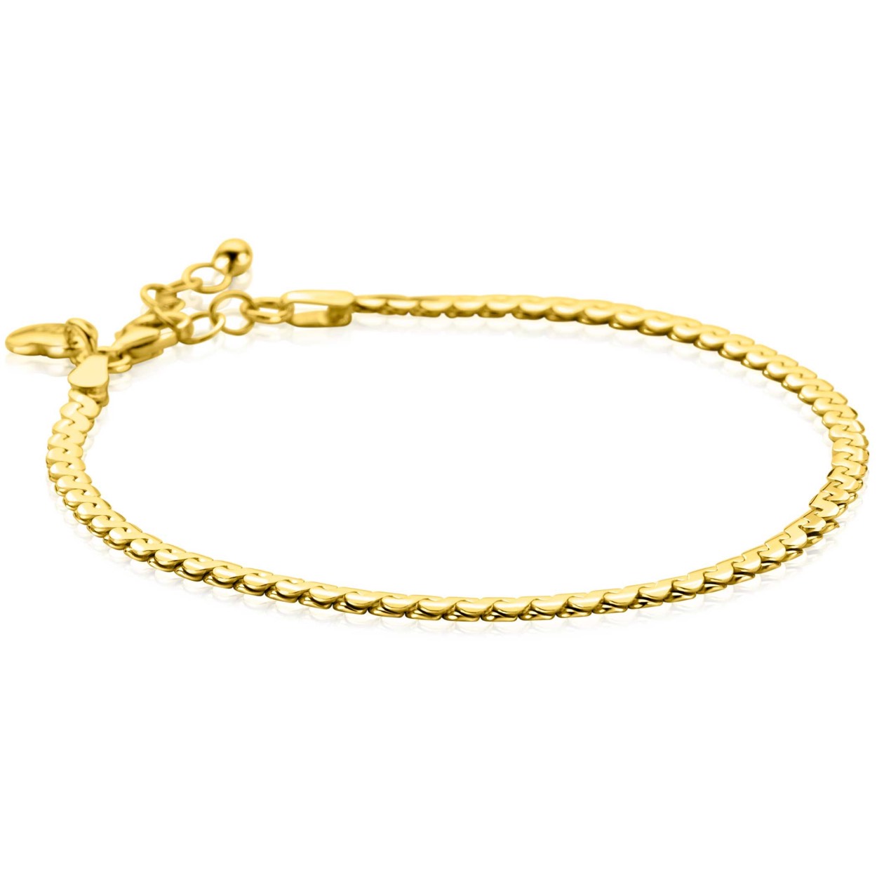 zilver vergulde armband