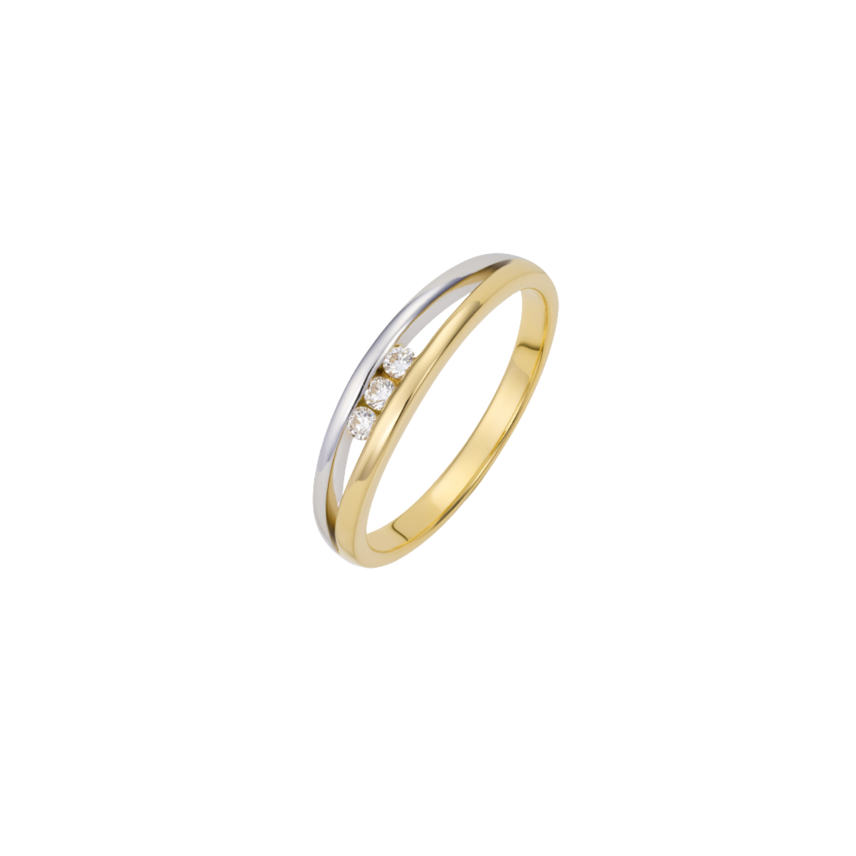 De wit en geel goud combinatie maakt Briljant ring weergaloos. MONI ring heeft 0.08 crt briljant geslepen diamant, kwaliteit H/Si. Met Moni zit je altijd goed