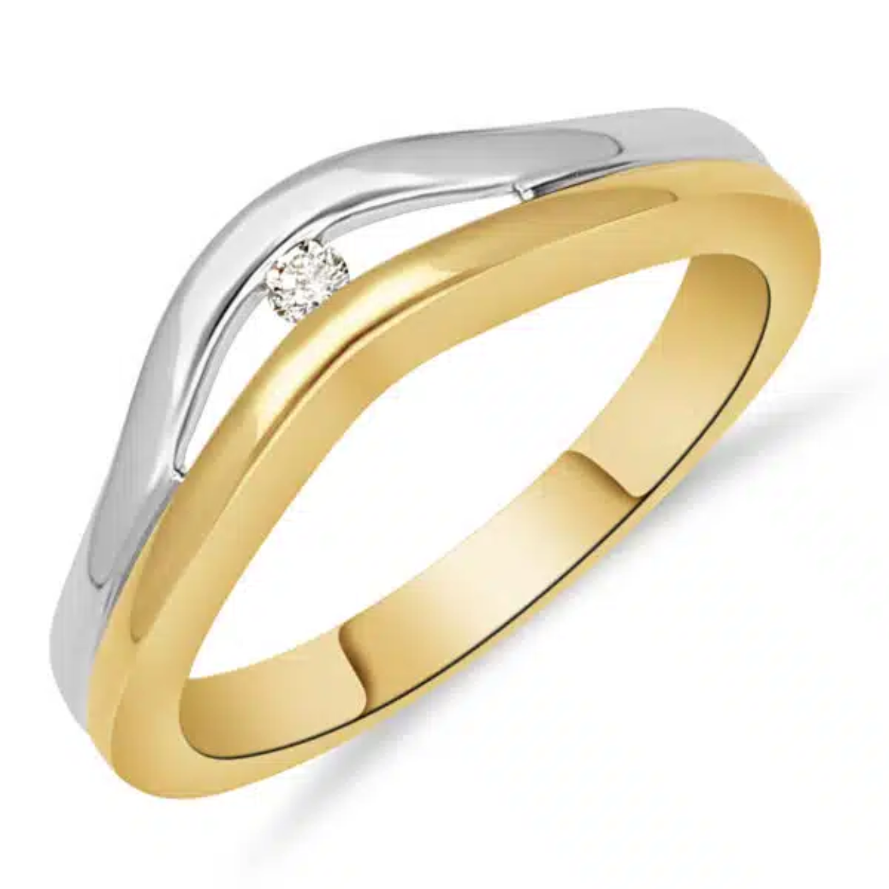 14 Krt G/W Ring 1-0.03 Crt G SI