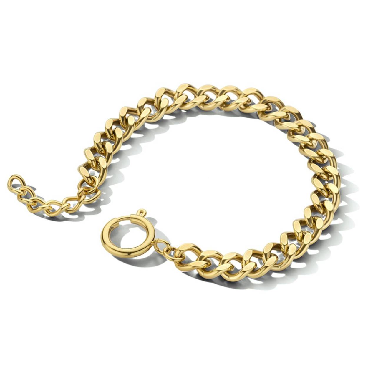 stalen armband goudkleurig 