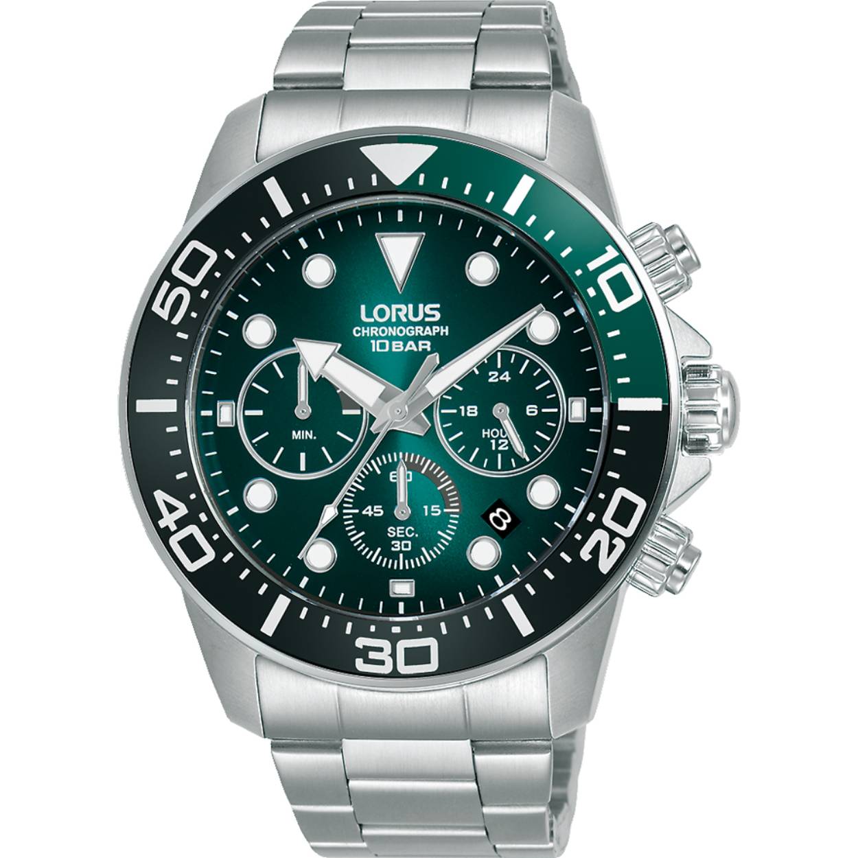 Dit Lorus horloge heeft een roestvrijstalen kast met een diameter van 43mm en is voorzien van een metalen band. In de kast bevindt zich een kwaliteitsuurwerk en is afgewerkt met Hardlex Crystalglas.

Het horloge is 10ATM. Dit betekent dat het horloge geschikt is voor zwemmen. Verder wordt het horloge geleverd met 2 jaar wereldwijde garantie