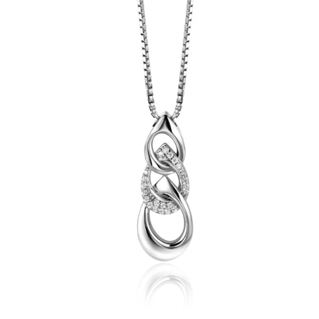 zinzi zilveren collier van de Mart Visser collectie