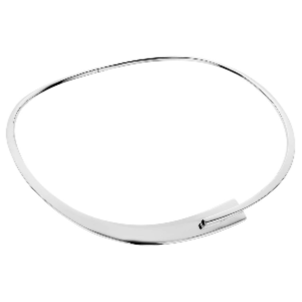 Zilveren collier .
Handgemaakt