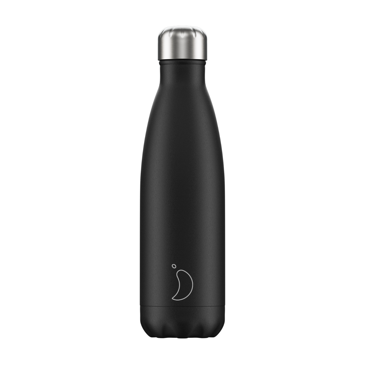 Deze Chilly's Bottle heeft een inhoud van 500 ML	en een gewicht van 360 gram.26,5 hoog en 7 cm omvang	De dop is gemaakt van rvs en heeft siliconen ring. Kortom uw drankje blijft door de hoogwaardige dubbele wand maar liefst 24 uur koud of 12 uur warm