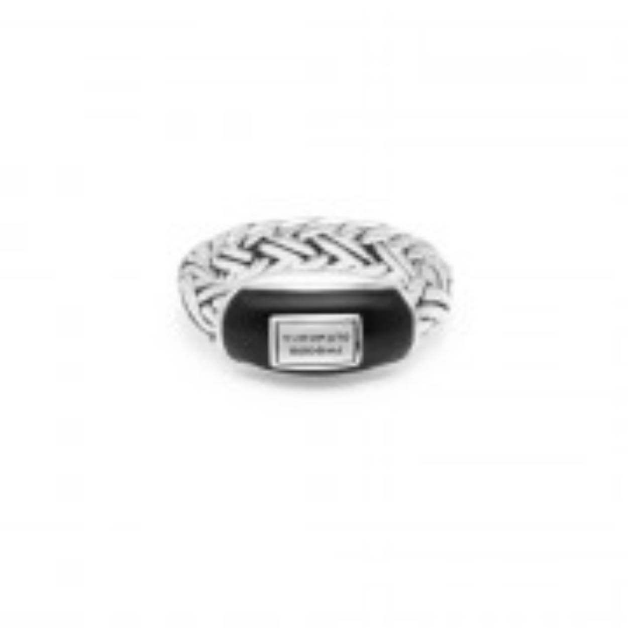 Buddha to Buddha 172 Katja XS Black Onyx Ring Silver maat 16