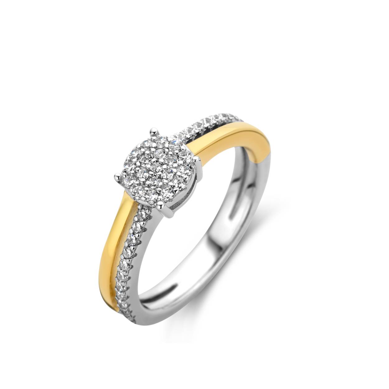 Deze prachtige Naiomy Bicolor Zilveren Ring N2N54 is gemaakt van hoogwaardig zilver en heeft een uniek tweekleurig ontwerp. De ring heeft een moderne uitstraling en is perfect voor dagelijks gebruik of speciale gelegenheden. Combineer deze ring met andere zilveren sieraden voor een elegante en trendy look. Draag hem solo aan je vinger of stapel hem met andere ringen voor een trendy effect.