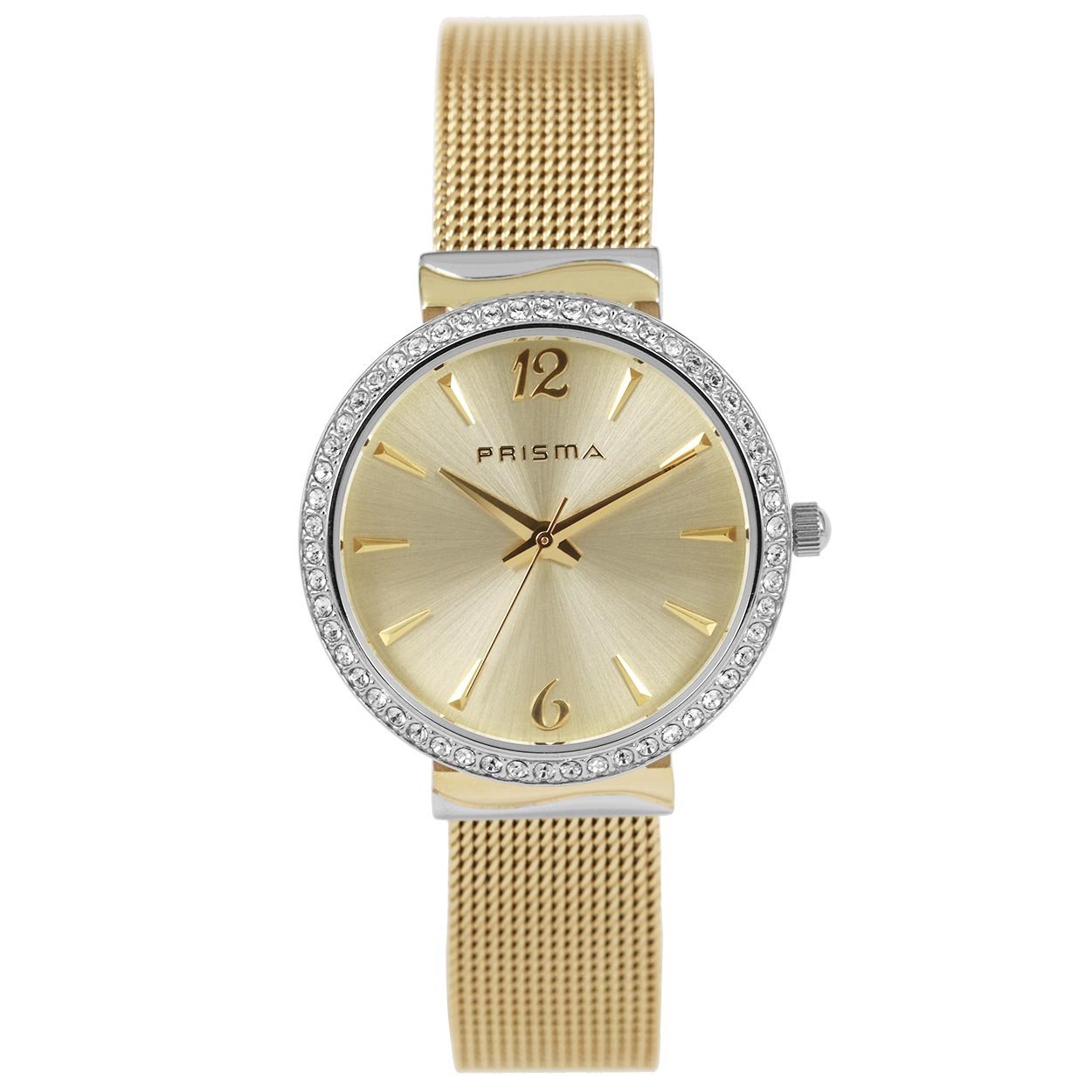 Prisma horloge P.1568 dames titanium 

Algemeen
Geslacht: dames
Model: P.1568

Voordelen
- band titanium goud
- wijzerplaat goud met gouden streepjes
- band geschikt voor mensen met een allergie
- draagcomfort door licht gewicht
- naadloze aansluiting door vrij verstelbare sluiting
- spat waterdicht: handenwassen, regen
- exclusief materiaal
- quartz
- maat kast 32mm (breedte) 9mm (dikte)