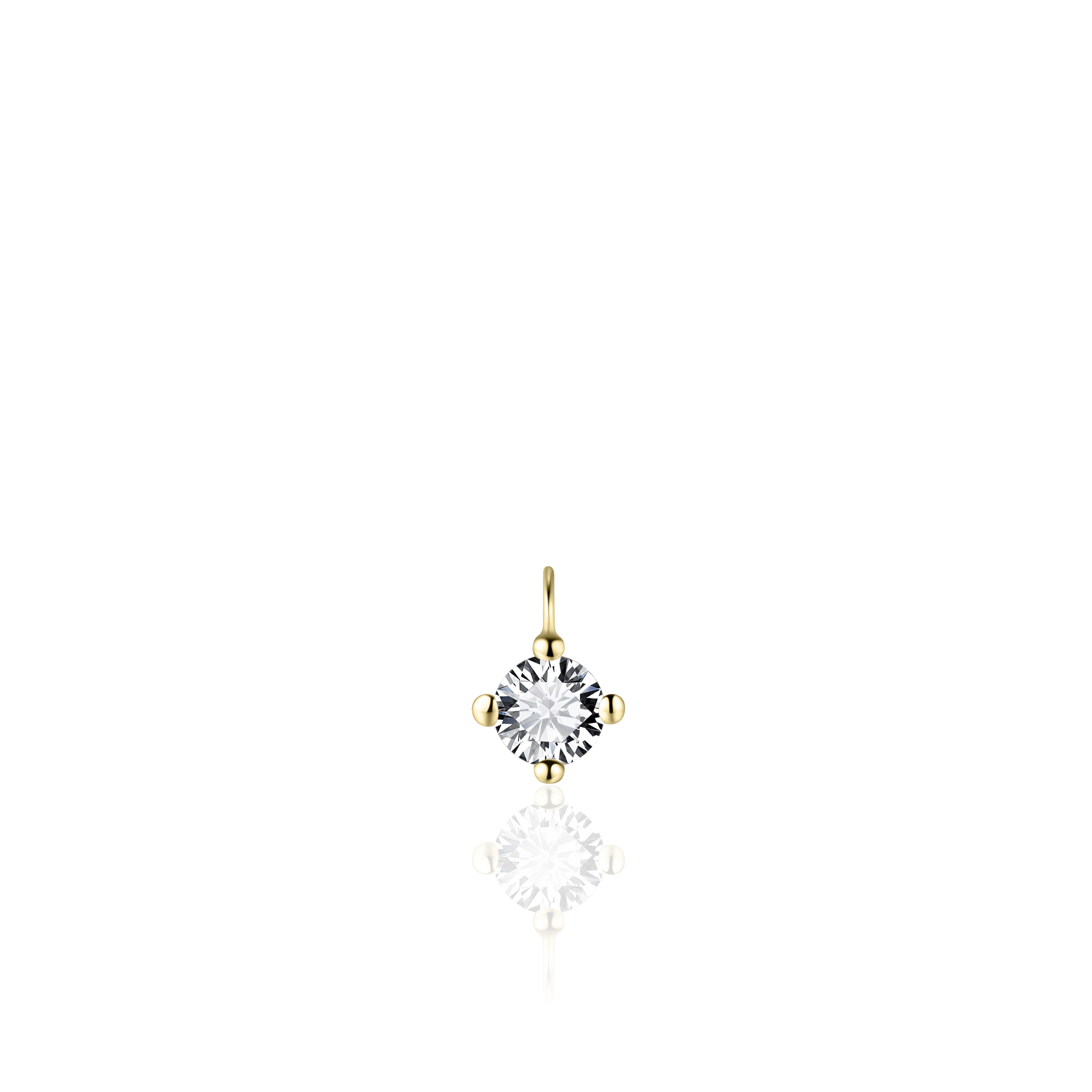 Gisser Jewels Zilver hanger goud VGP001/5