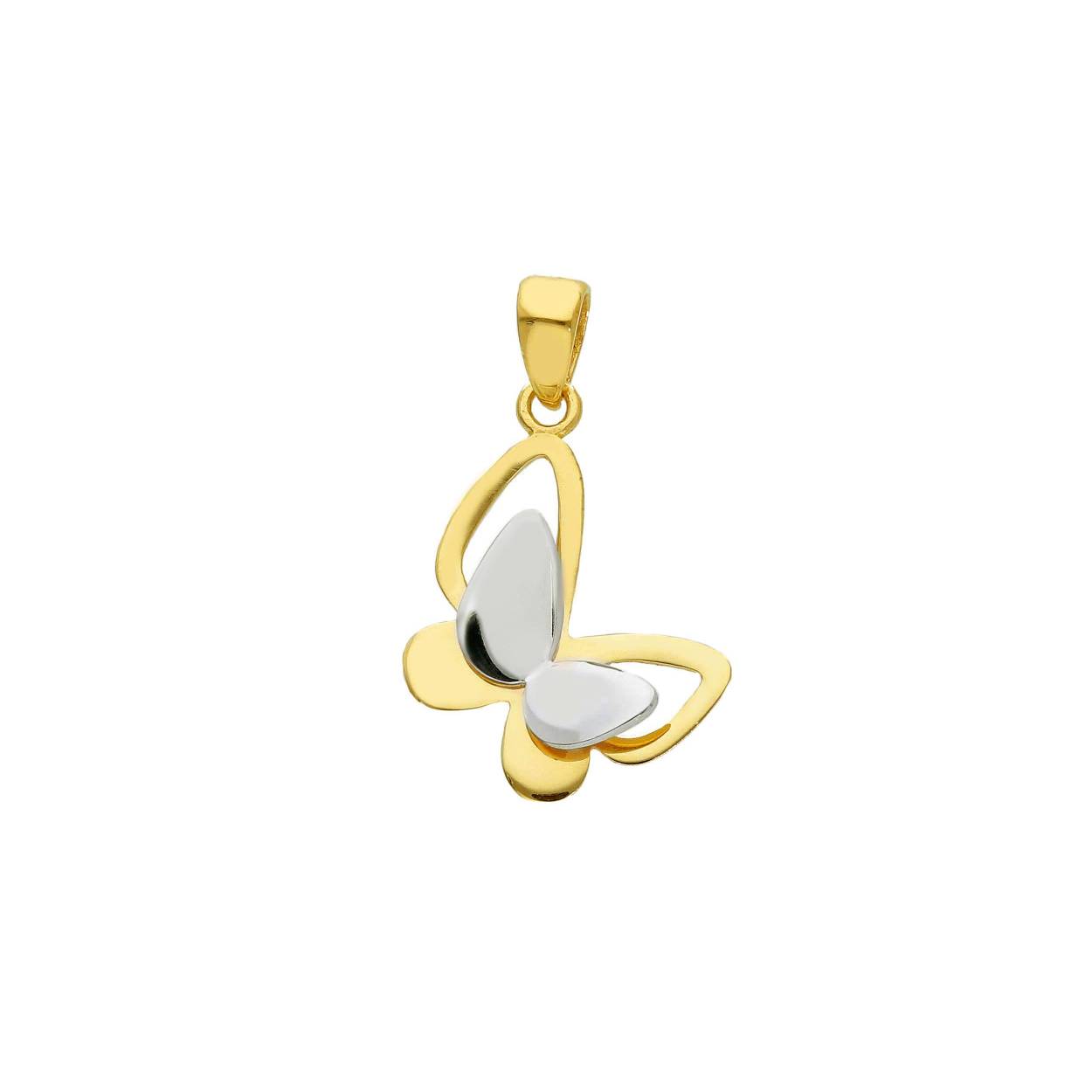 18 karaat hanger vlinder