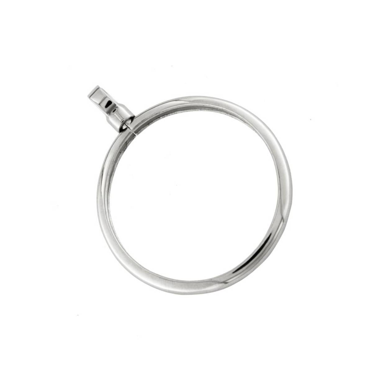 My imenso zilveren 24mm Hanger edgy 24-0055